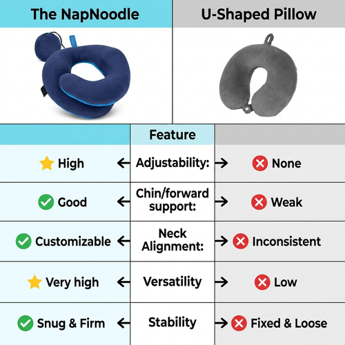The Nap Noodle Neck PIllow