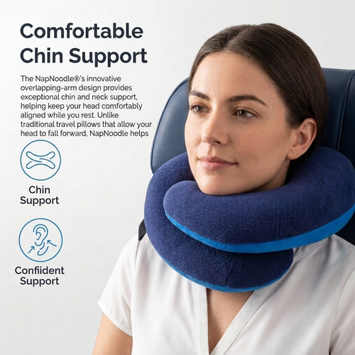 The Nap Noodle Neck PIllow